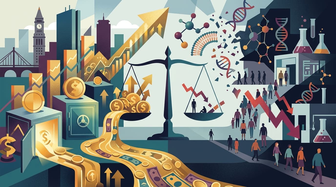 Boston's Biotech Paradox: More Money, Fewer People